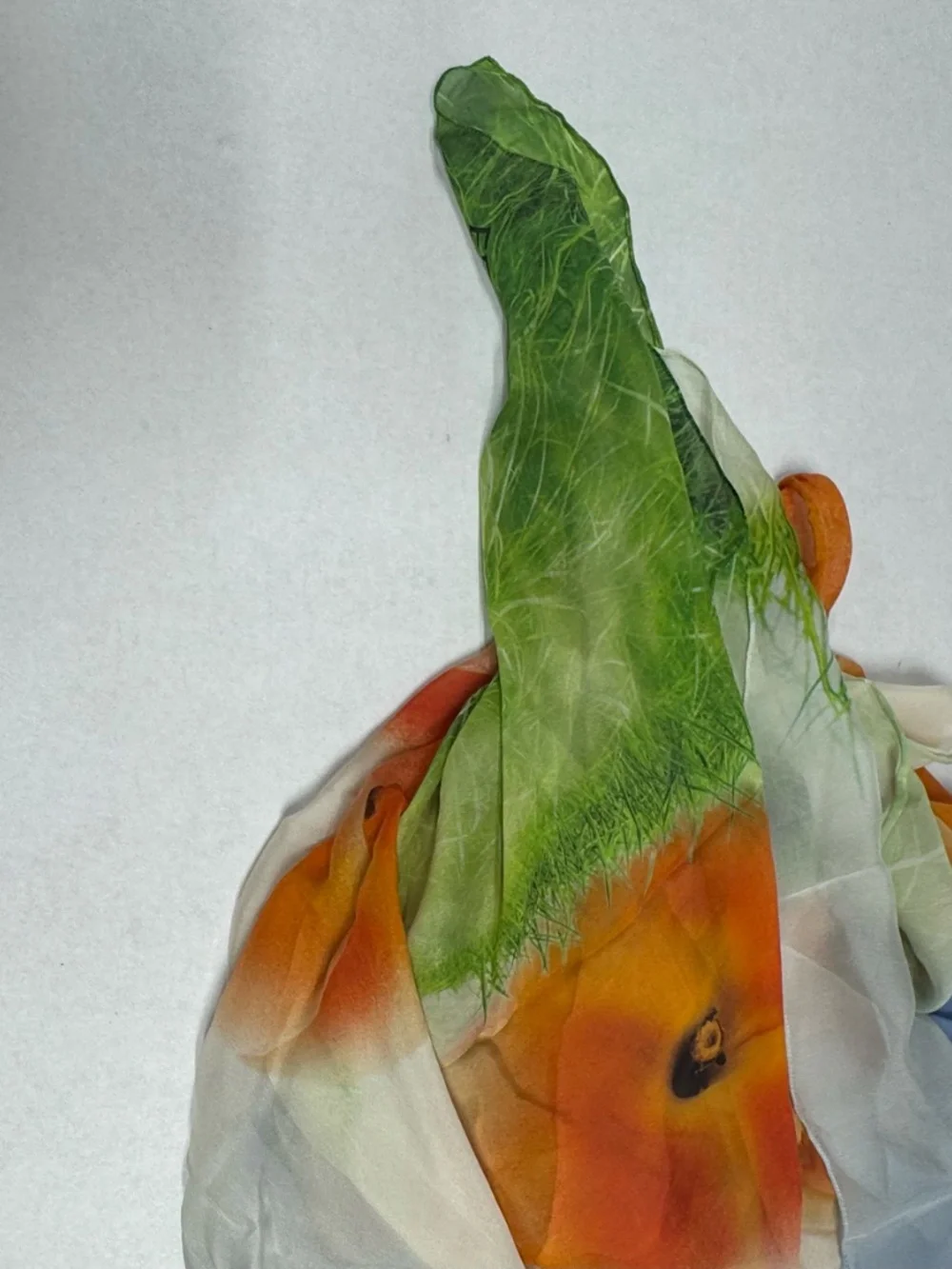 Edward Roth - New York -  Handmade Painted Silk Scarf - 78